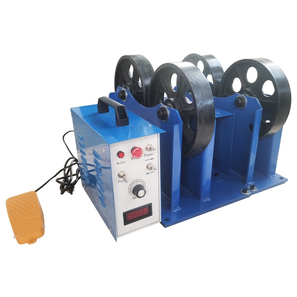 110V 1T Tank Pipe Welding Turning Rolls Welding Support Positioner Roller