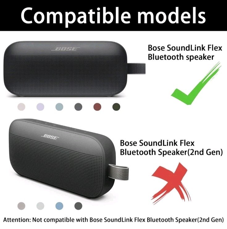 Silicone Case Replacement Bose SoundLink Flex Bluetooth Portable, Lavender