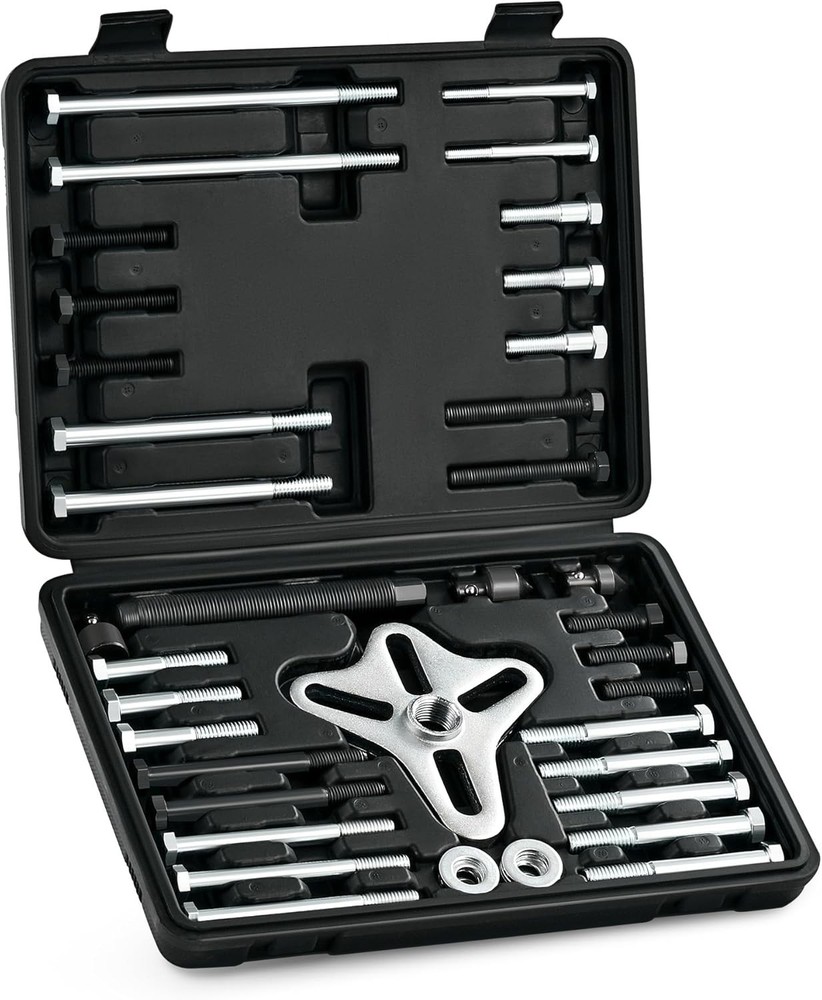 Orion Motor Tech Harmonic Balancer Puller Kit, 49pc Power Steering Pulley Puller
