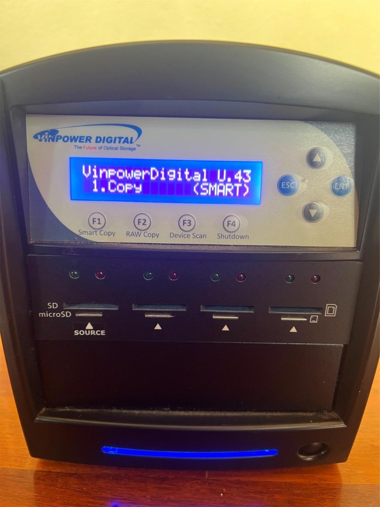 Vinpower Digital SDShark 3 Target SD & MicroSD Duplicator Tower-Model SDShark-3T