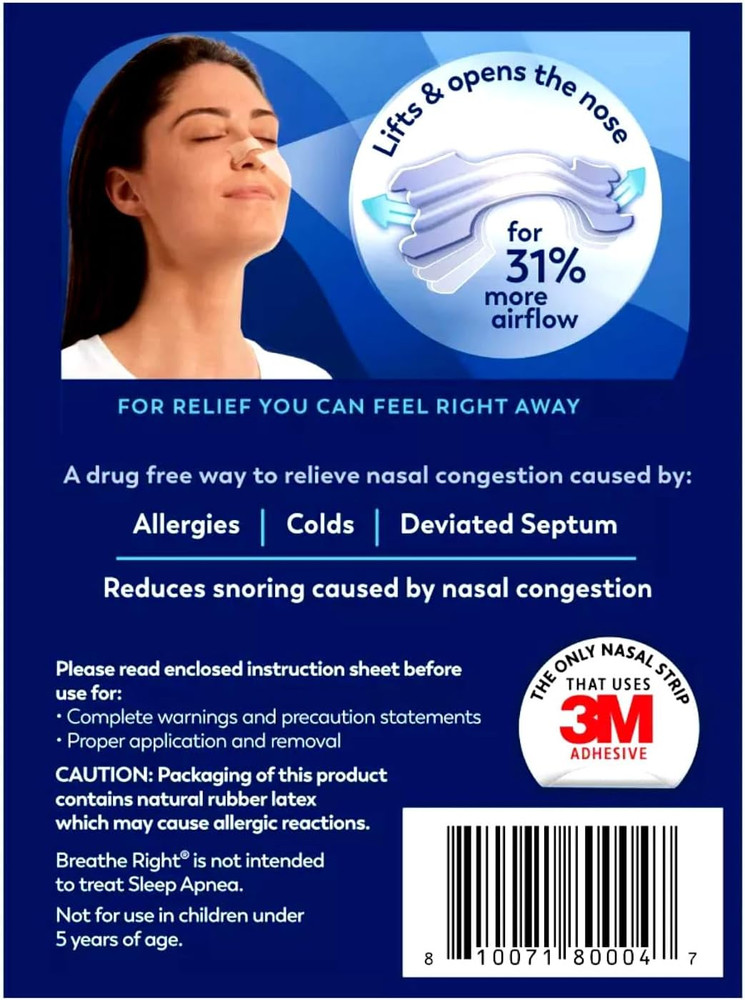 Nasal Strips Original Tan Small/Medium 30 ea