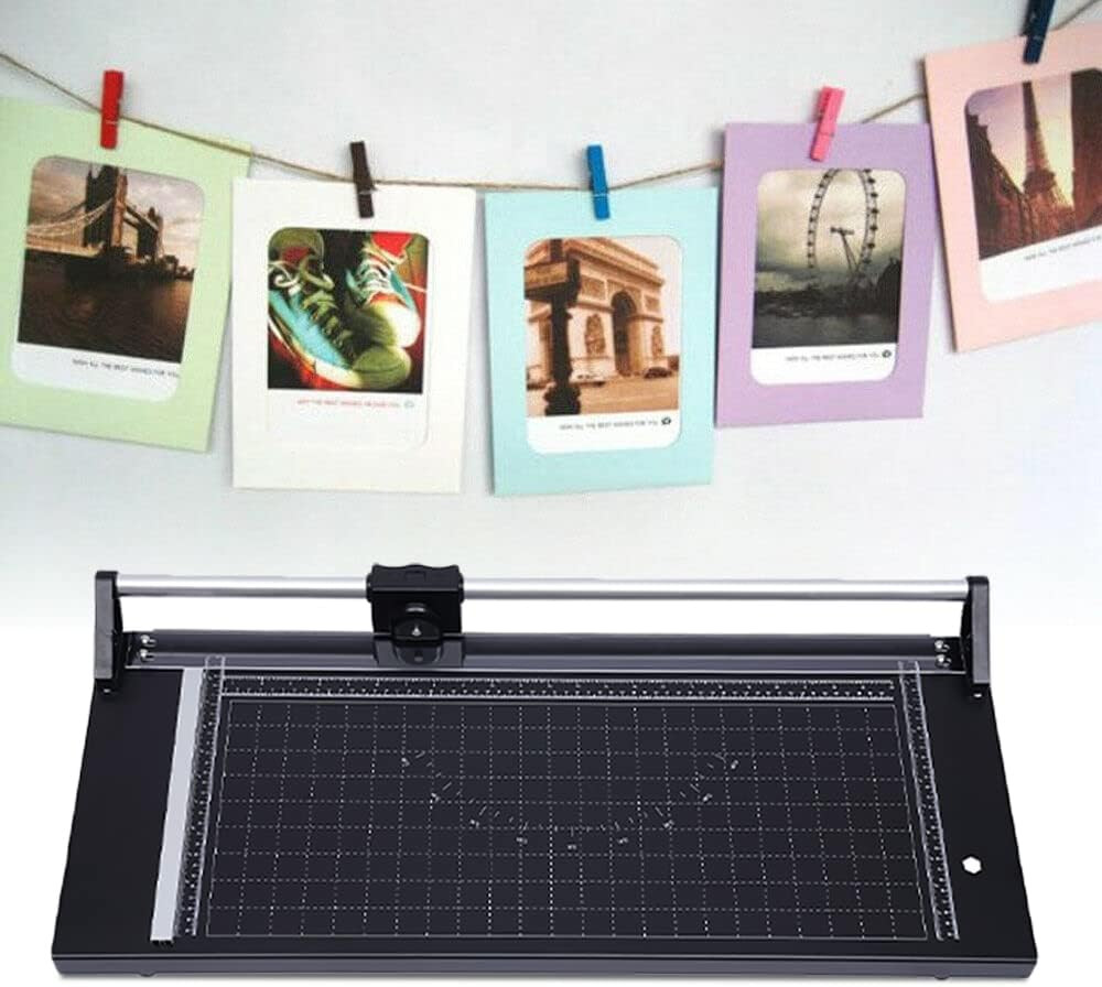 24 Inch Commercial Manual Precision Rotary Paper Trimmer Cutter,Heavy Duty,Smar