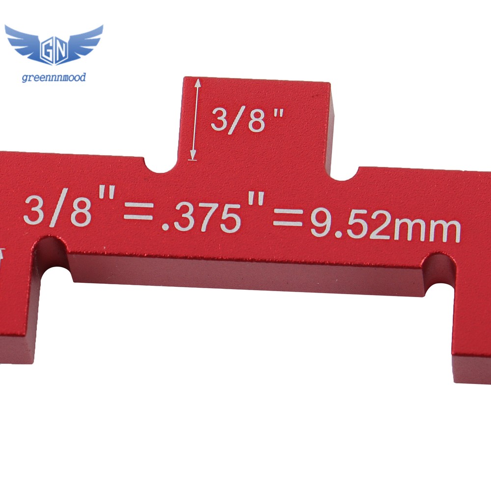 Router Table Setup Bars 14PCS Precision Aluminum Setup Blocks Height Gauge