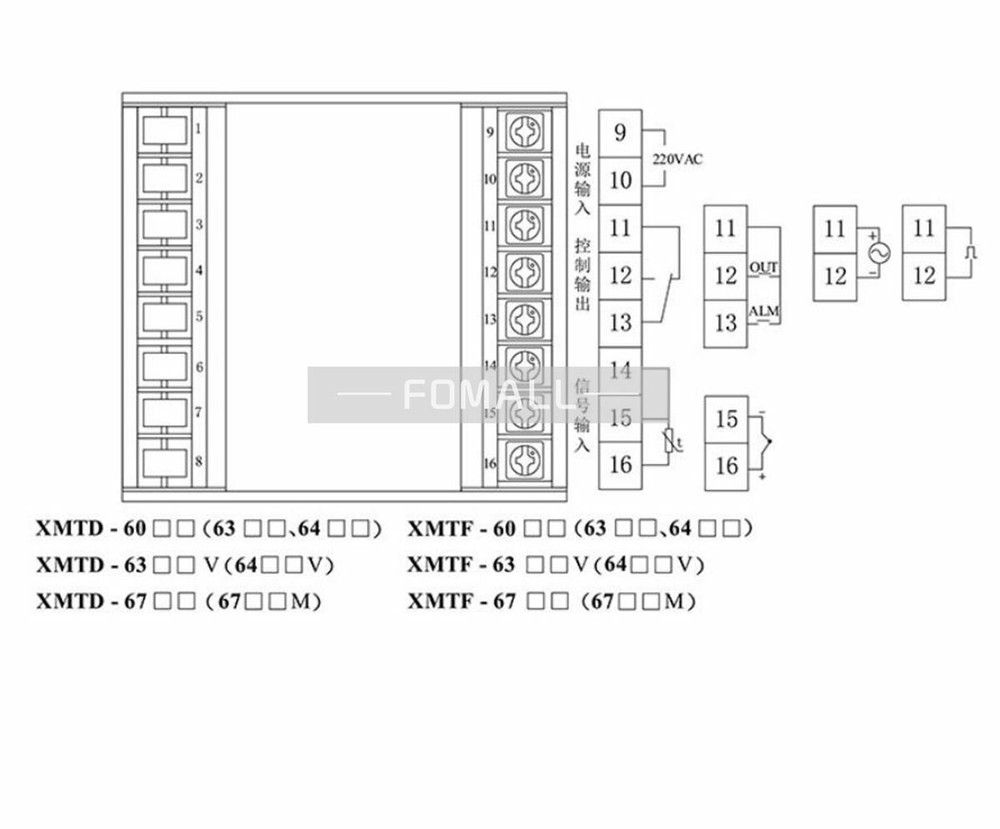 1Pcs New For AISET Temperature Controller XMTD-6411 E 0-400℃