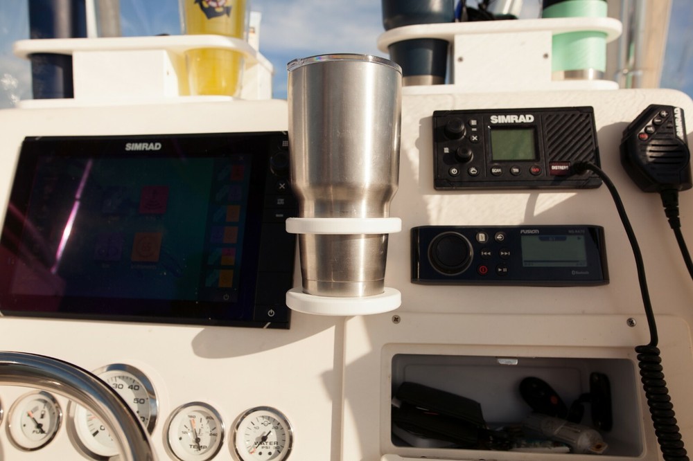 Boat Marine Single Cup Holder Cupholder White Starboard