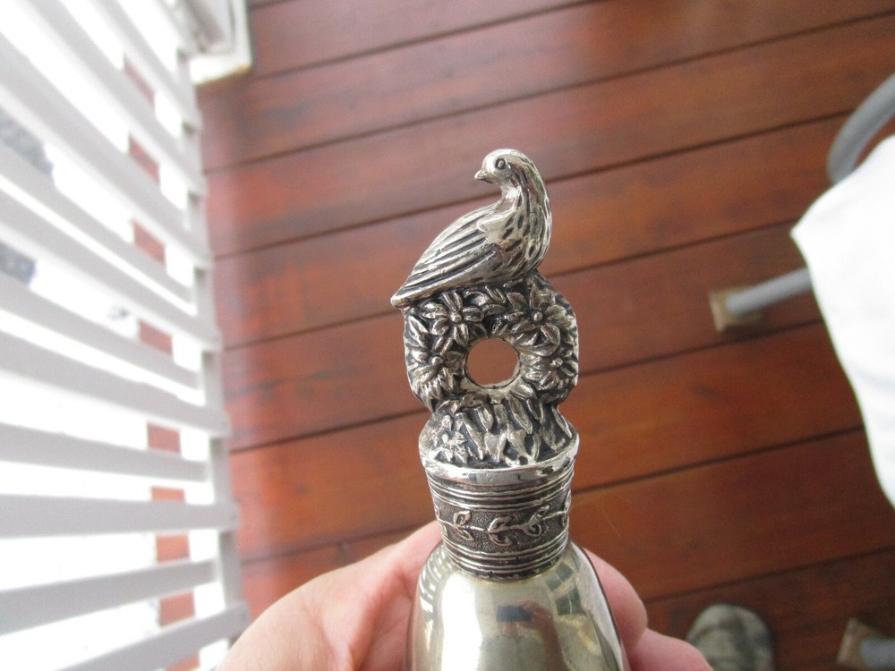 2000 Silverplated [Dove on Wreath] Christmas Bell ~NICE!!!