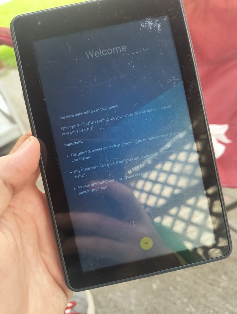 RCA Tablet Locked For Parts