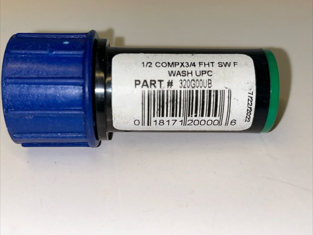 RAINDRIP 320G00U 1/2" COMPRESSION ADAPTER X 3/4" HOSE SWIVEL