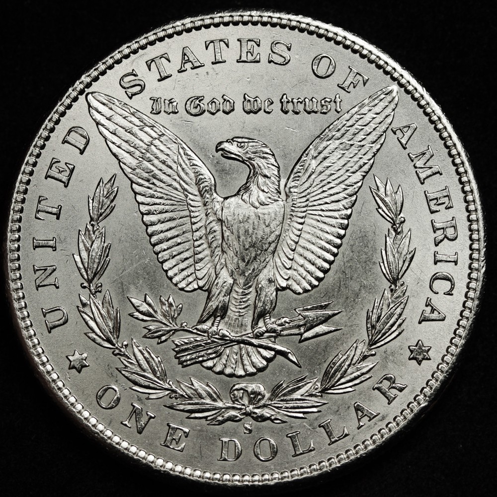 1897-s Morgan Silver Dollar. Nice B.U. 94273 (Inventory B)