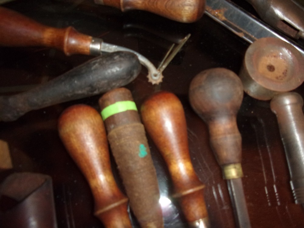Antique Sailmakers shipwright shipbuilding tool kit