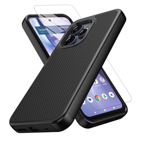 for Case, with Screen Protector, Dual Layer Black BLU View Speed Ultra 5G
