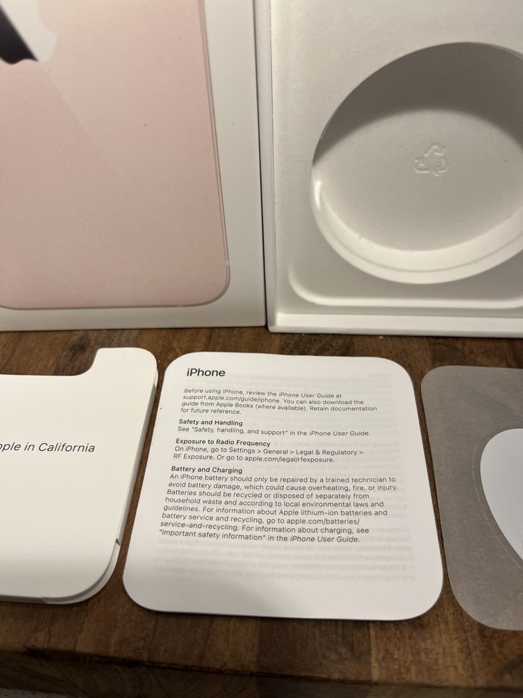 iPhone 7 Plus Rose Gold BOX Only *READ DESCRIPTION **