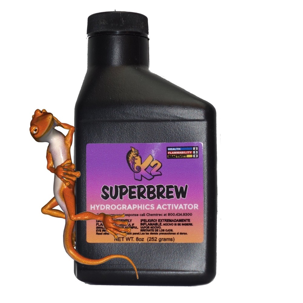 8oz K2 SUPER BREW Hydrographics Liquid Activator cooler then hydrovator