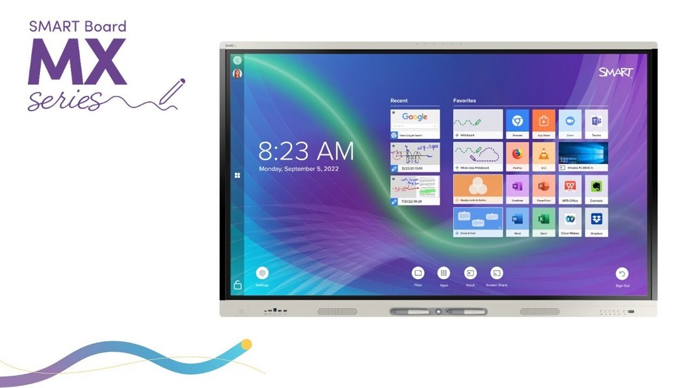 SMART Board MX275-V4 Interactive Whiteboard 75"Display for classroom