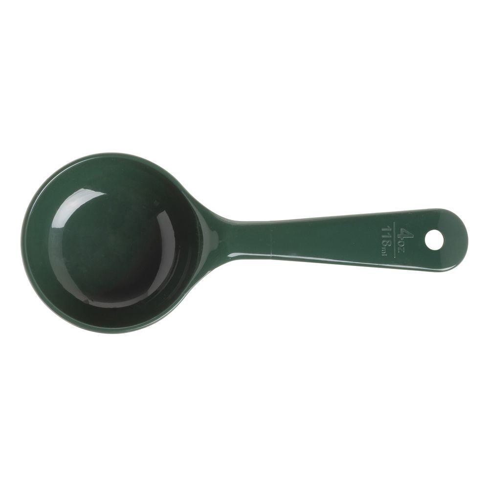 CFS Measure Miser Solid Measuring Spoon with Short Handle, 4 Ounces, Green