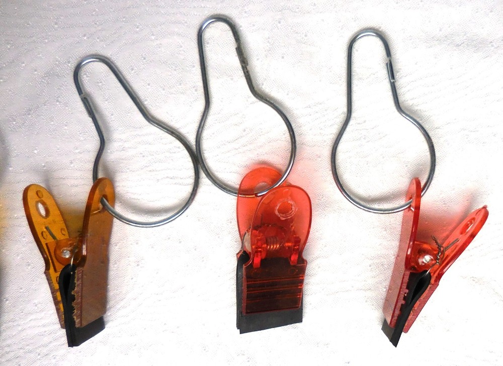 6 Pcs High Tension Snap Release Clips with Ring for Planer Boards & Down-riggers