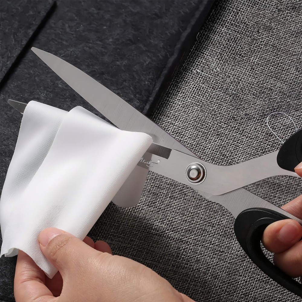 Mr.do Fabric Scissors 10 inch Sewing Scissors All Purpose Sharp Heavy Duty Fa...