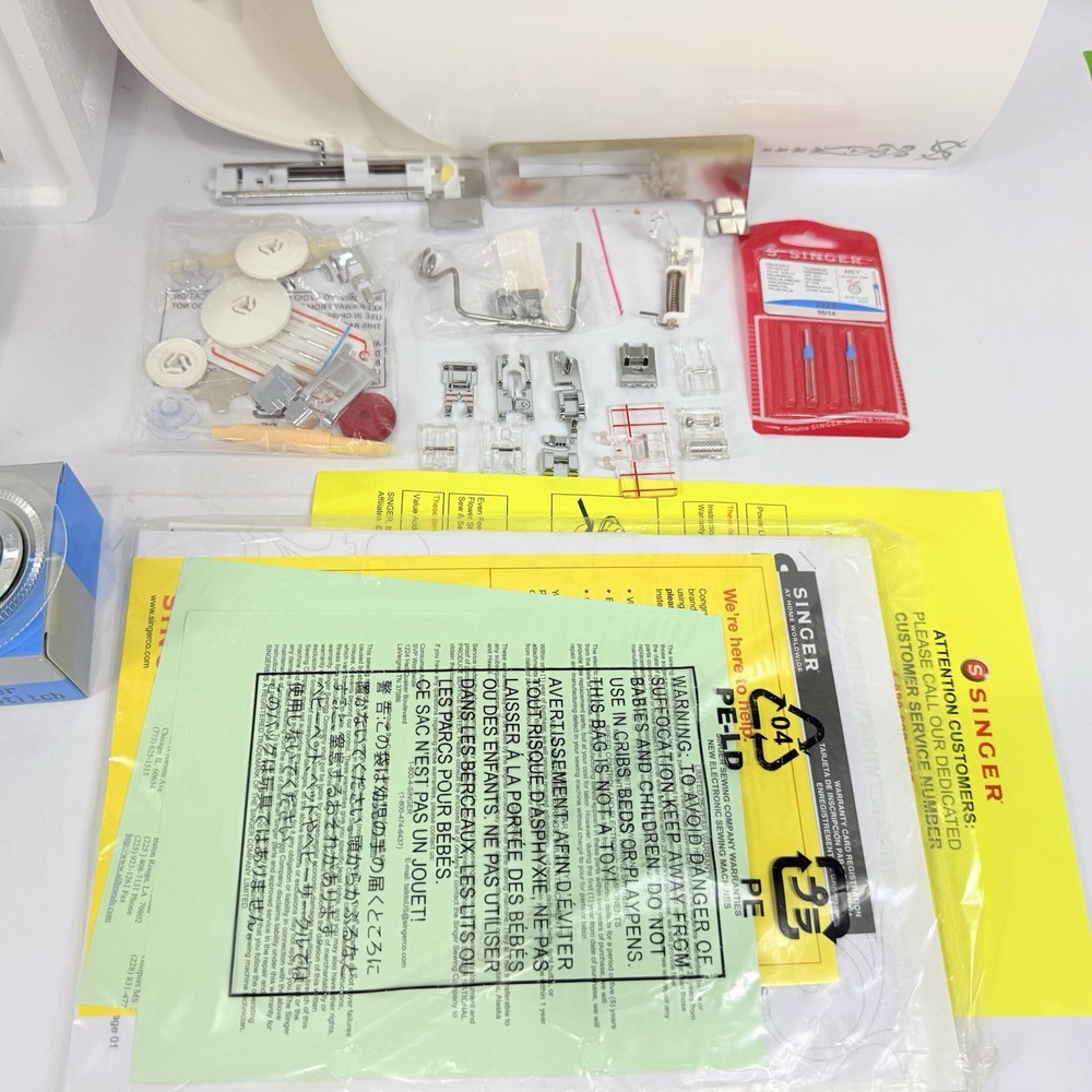 Singer One Plus 1+ Sewing Machine Computerized Brand New Open Box w Extras