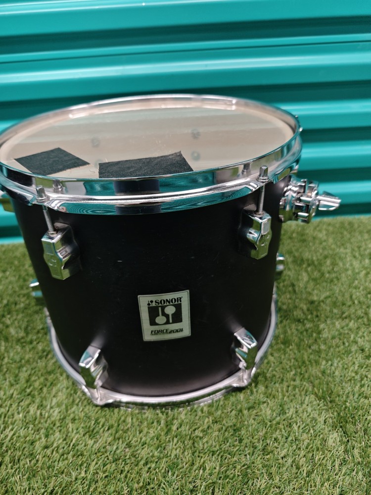 ⚡Sonor Force 2001 13"X11" Rack Tom Drum -Matte Black⚡