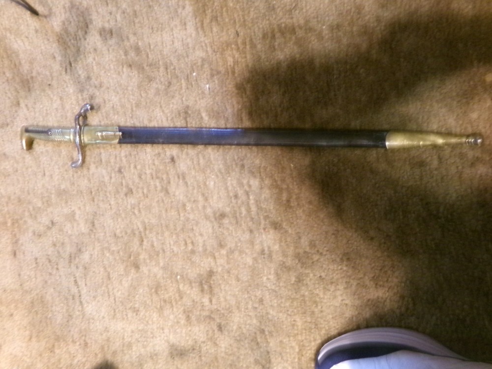 WW1 GERMANETCHED BLADE BAYONETSIDE ARM DAGGER WITH SCABBARD