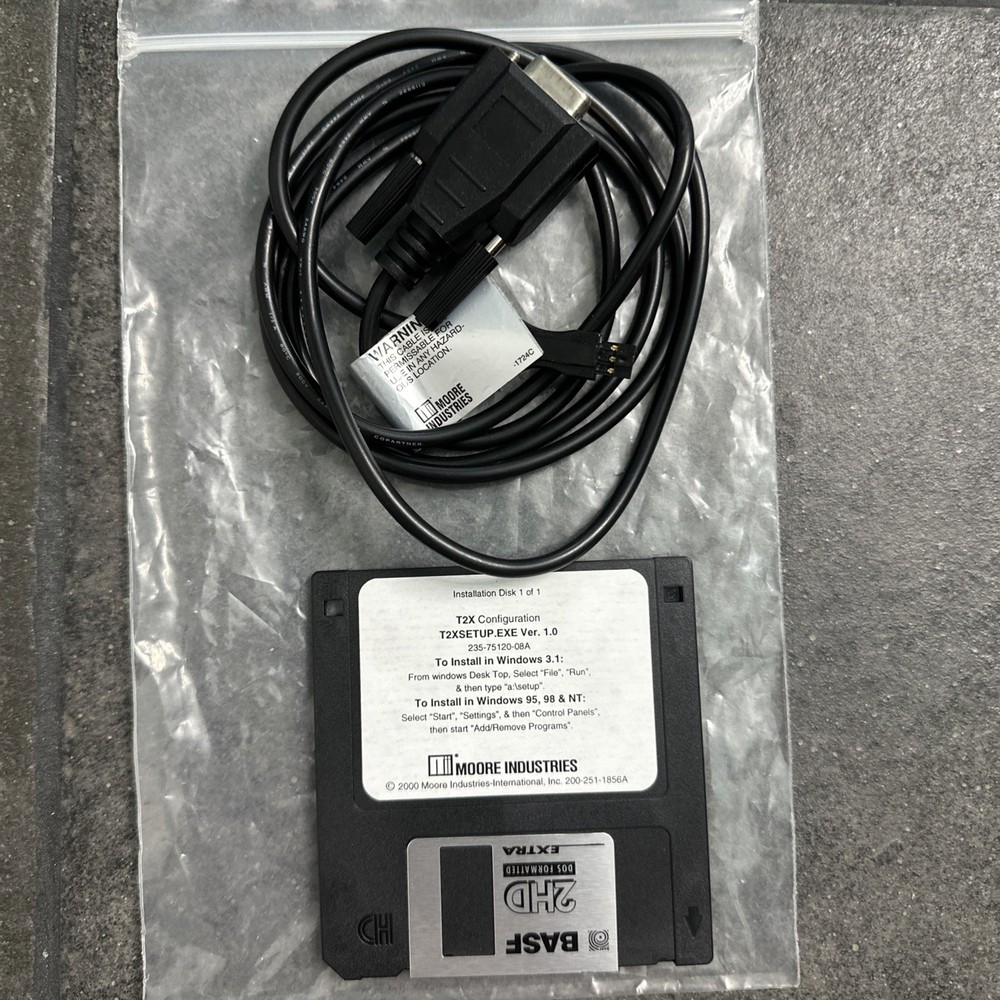 Moore Industries 803-053-26A Computer Port Interconnect Cable
