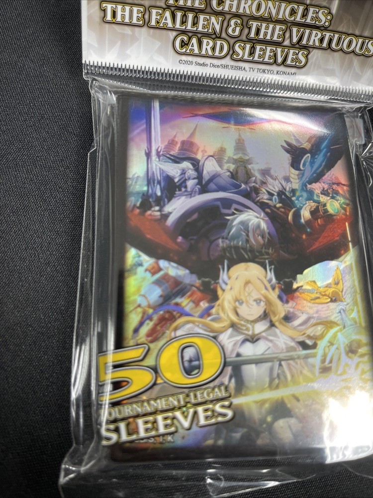 Konami Yu-Gi-Oh Deck Protector Sleeves THE CHRONICLES: THE FALLEN & THE VIRTUOUS
