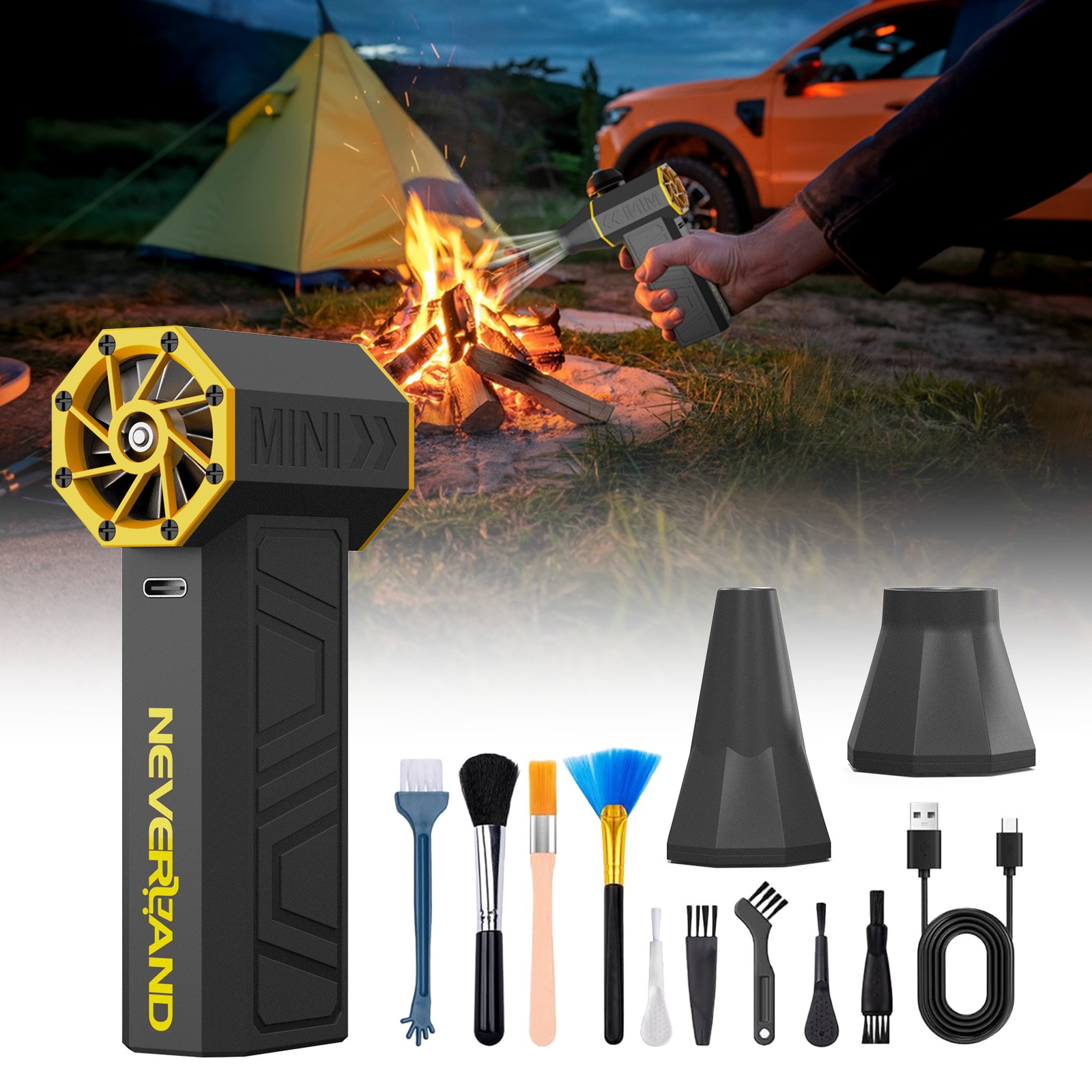 180000RPM Cordless Compressed Air Duster Blower for Computer PC Cleaning Cleaner