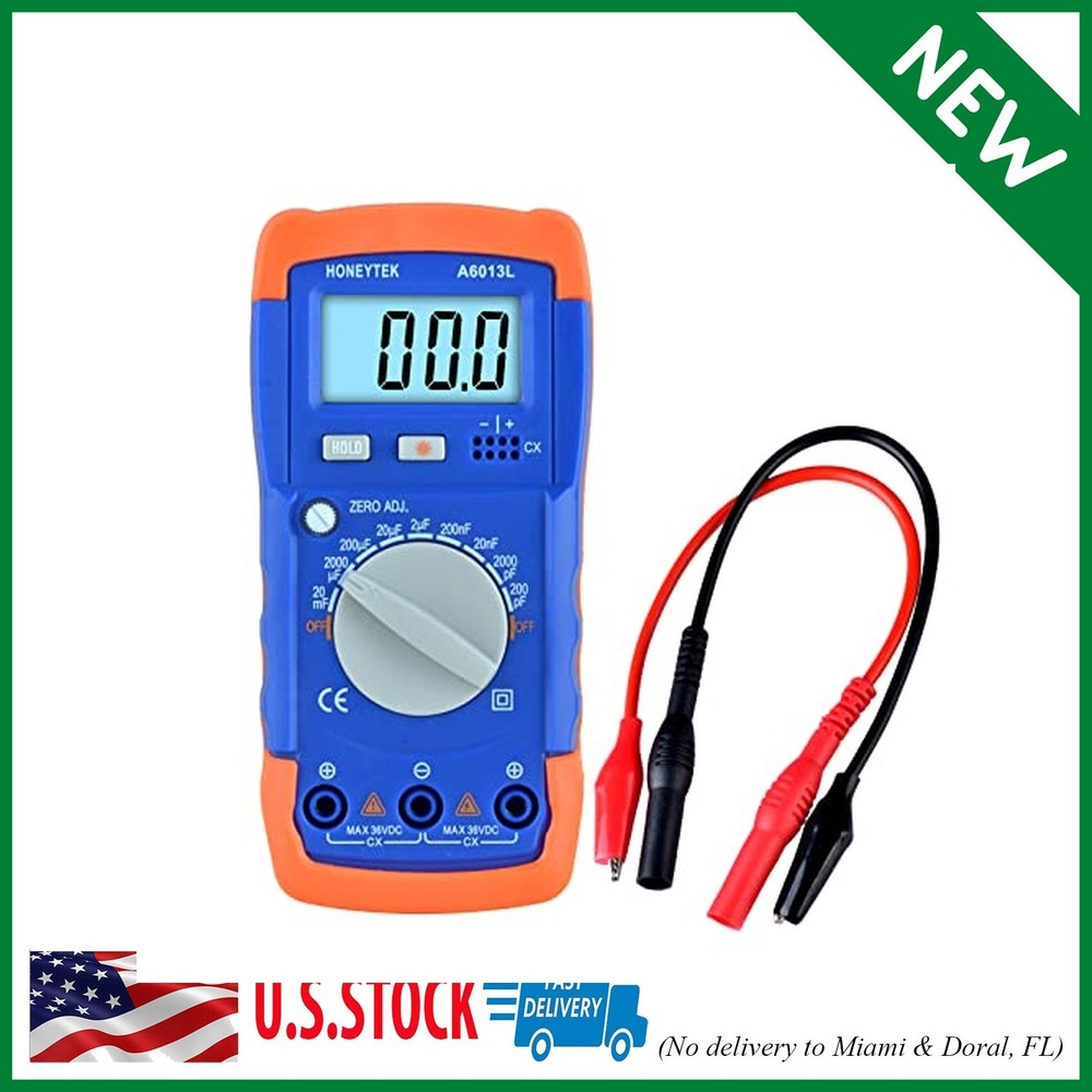A6013L Capacitance Meter Capacitor Electronic Measuring Capacitance Tester