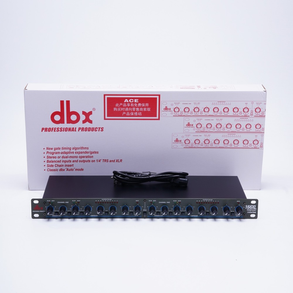 New US DBX 166XL Compressor Limiter/Gate Effects DSP Processor