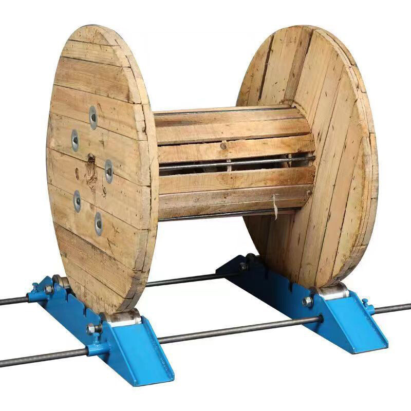 Heavy Duty Cable Drum Roller Stand Cable Reel Dispenser for reels 11.8-47.2" OD