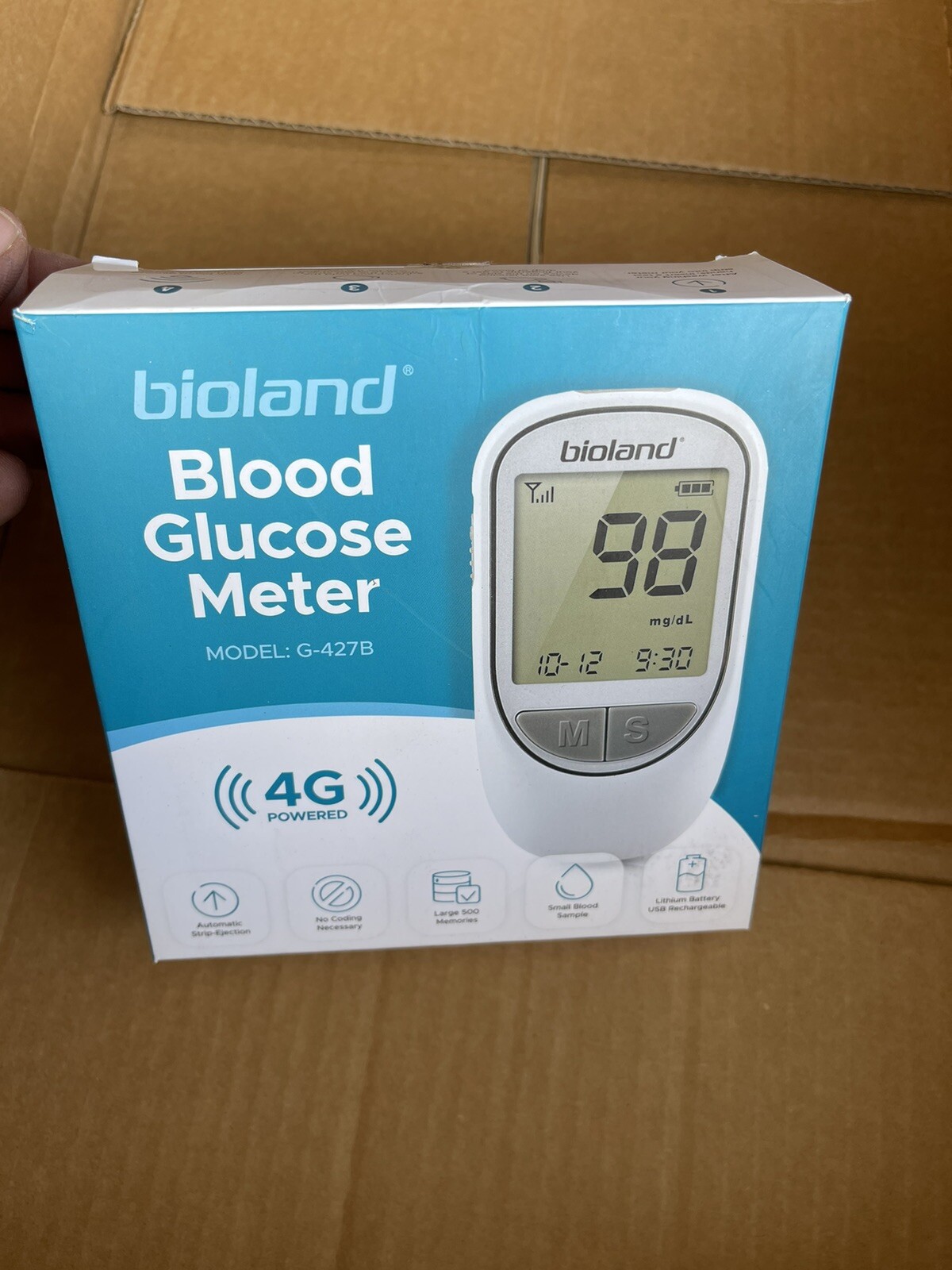 Bioland BLOOD GLUCOSE METER Model: G-427B | Sealed w/ Fast Shipping!