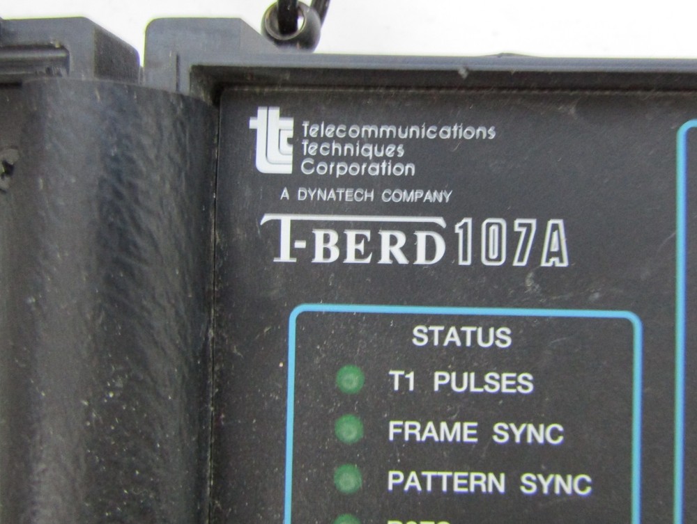 Telecommunications Techniques Corp. T-Berd 107A T-Carrier Analyzer Tester & Case