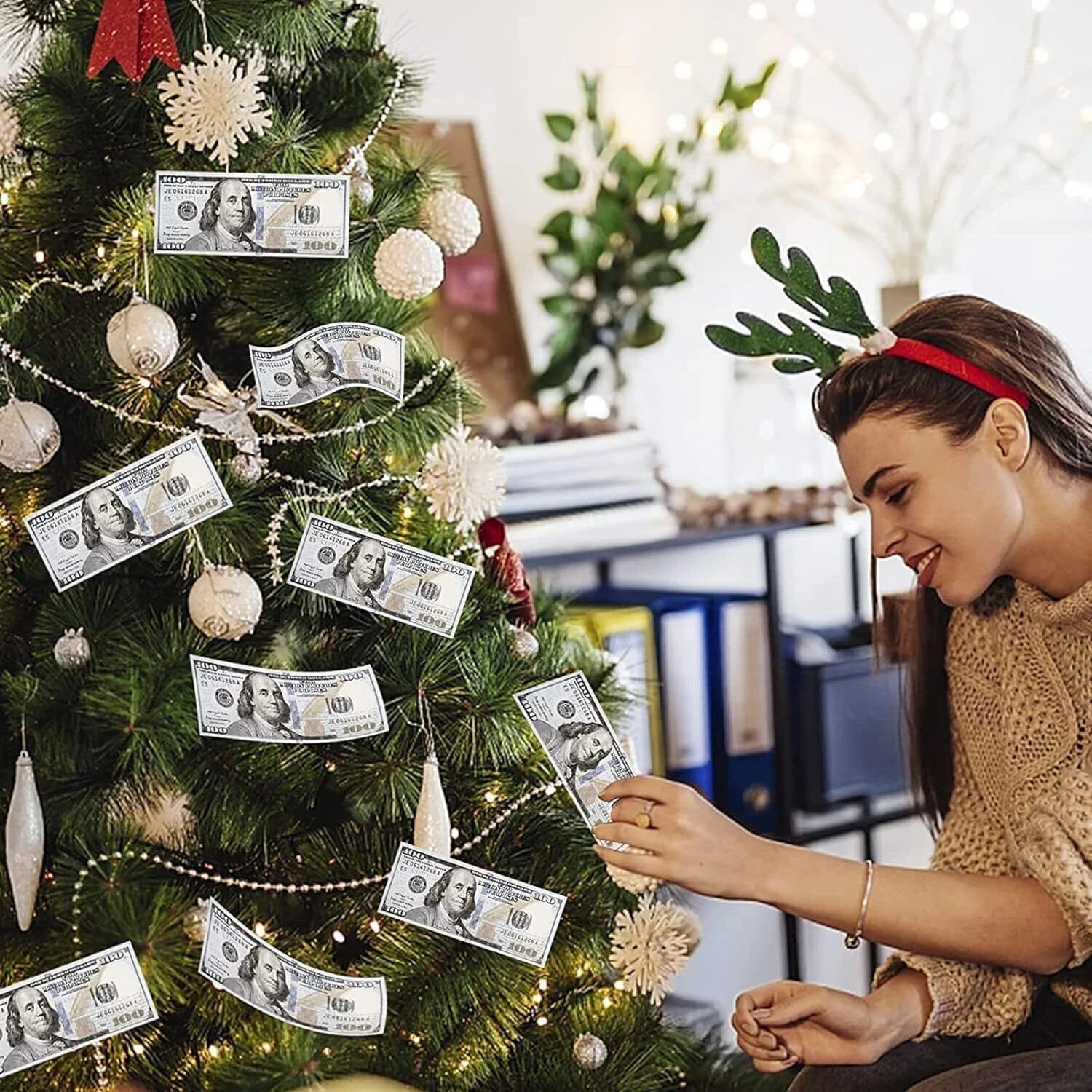 1000pcs(100K) money props toy play fake bills for video Learning Education Toys