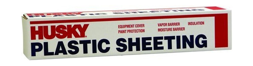 Husky Plastic Sheeting Black 6ml 20ft x 100ft