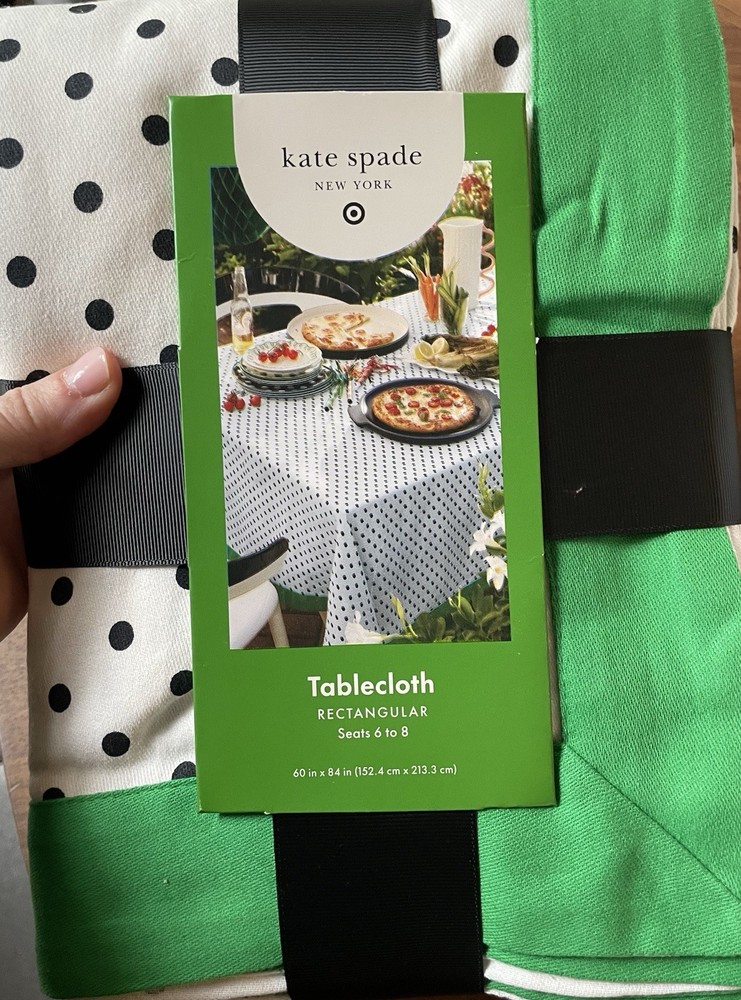 5 pc Kate Spade Target bundle cake stand 4 plates 4 napkins table runner & cloth