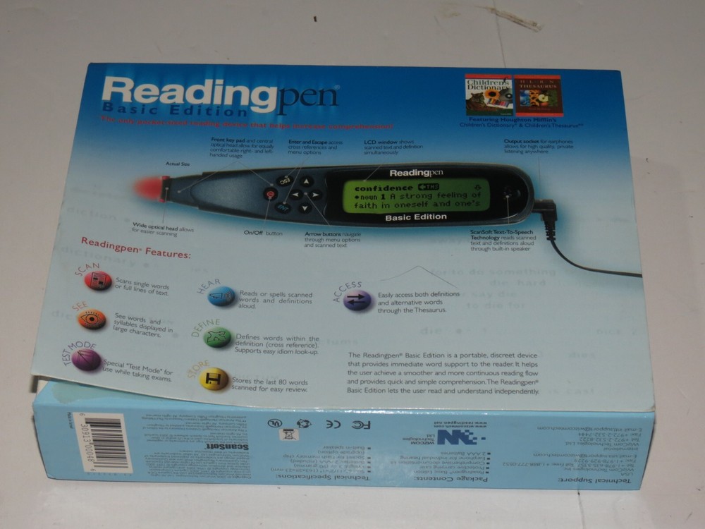 Wizcom Reading Pen Basic Edition Pen In original Box