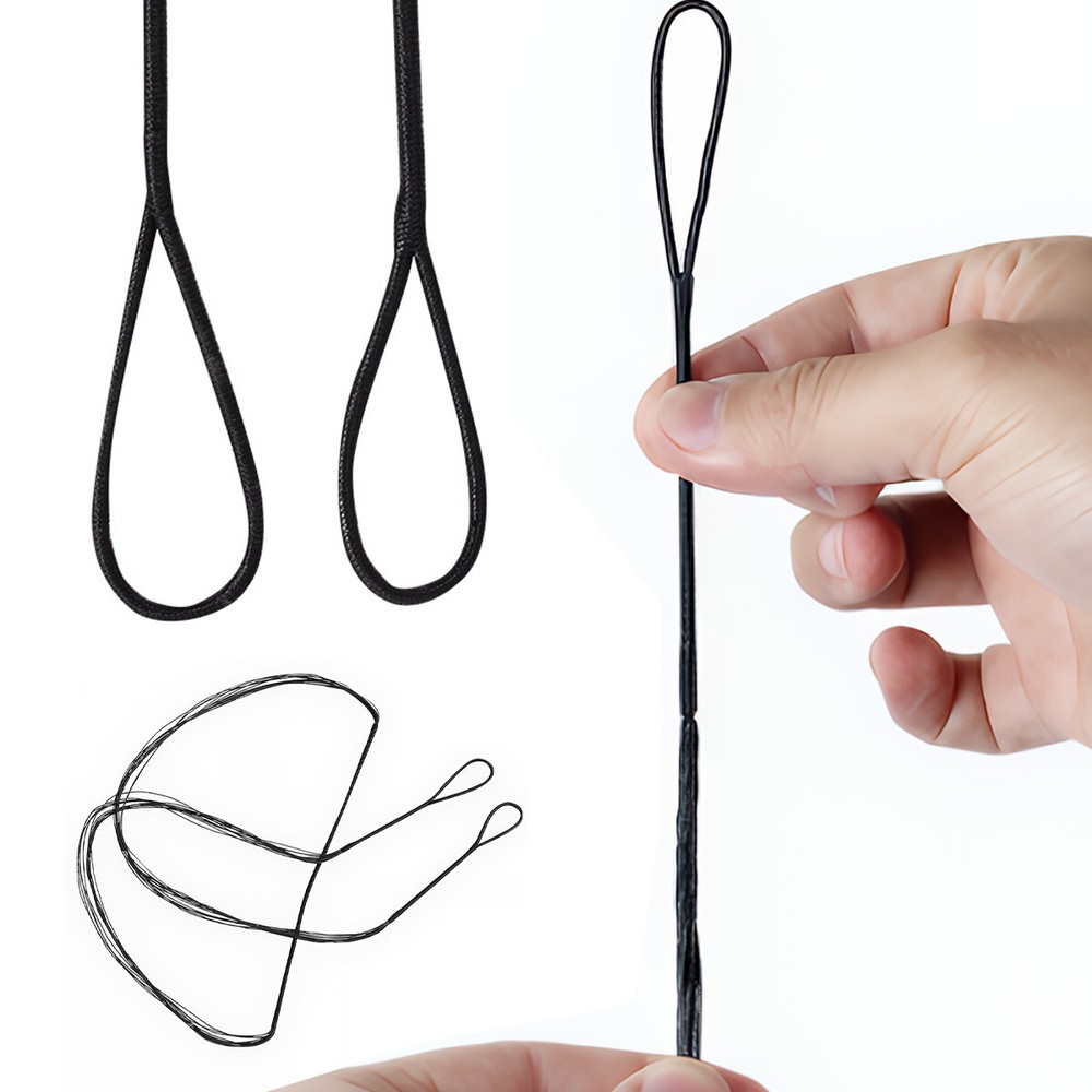12 Strands Bow String Replacement for AMO 57" Recurve Bow Archery Bowstrings