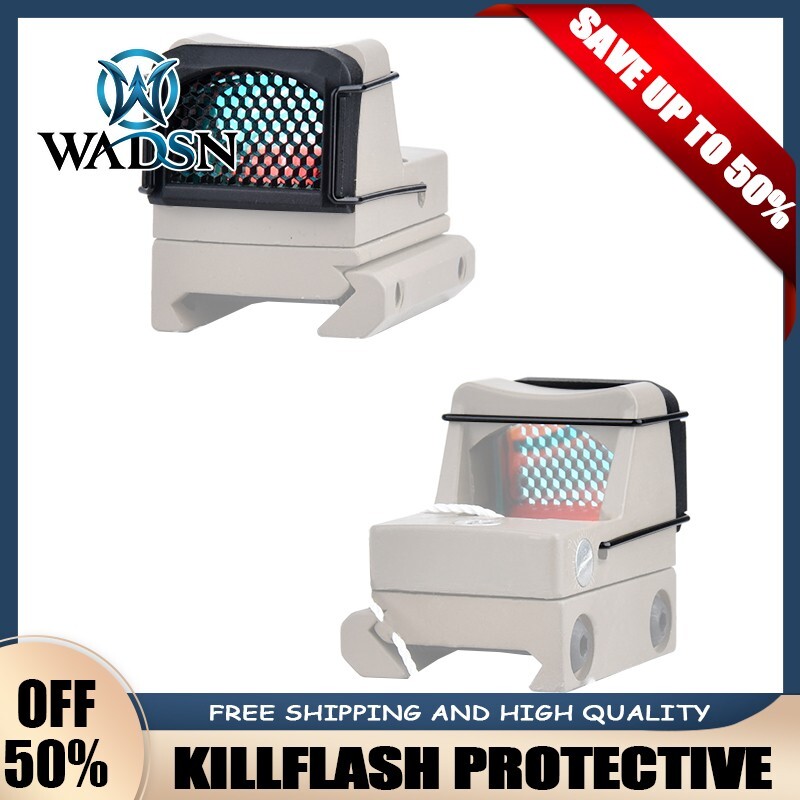 Tactical Airsoft Killflash Protective Len Metal Mesh Red Dot Sight Protector