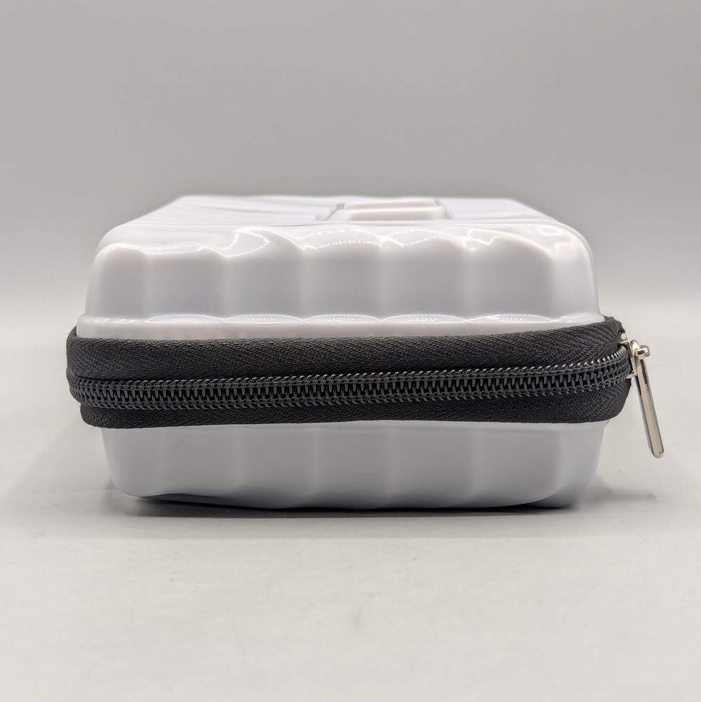 Tumi Delta Silver Mini Hard Shell Amenity Case Kit EMPTY