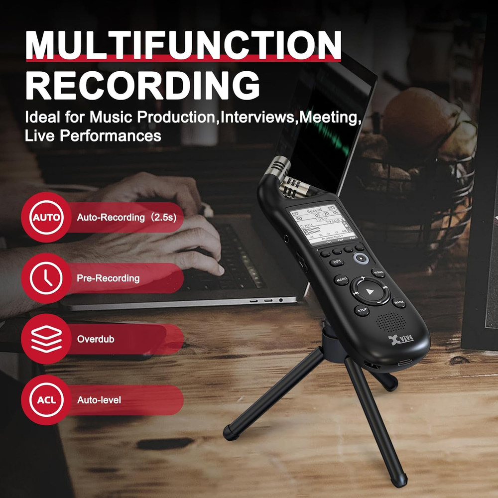 XV1-R Portable Stereo Recorder and Audio Interface