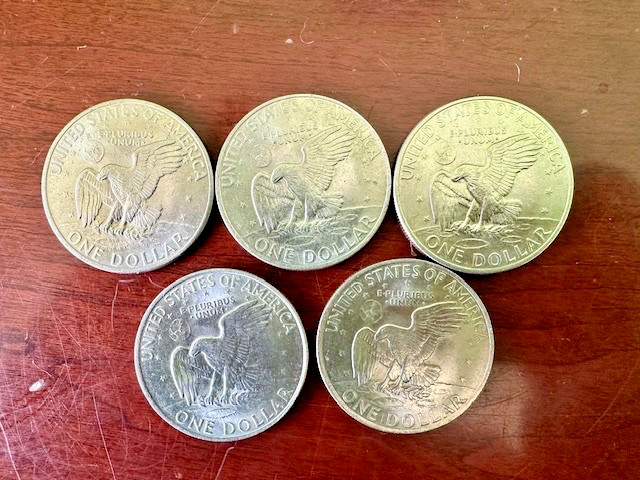 1971 Eisenhower One Dollar Coin - No Mint Mark