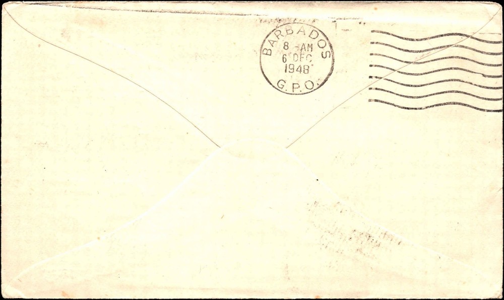 Cayman Islands 1948 Silver Wedding FDC Block