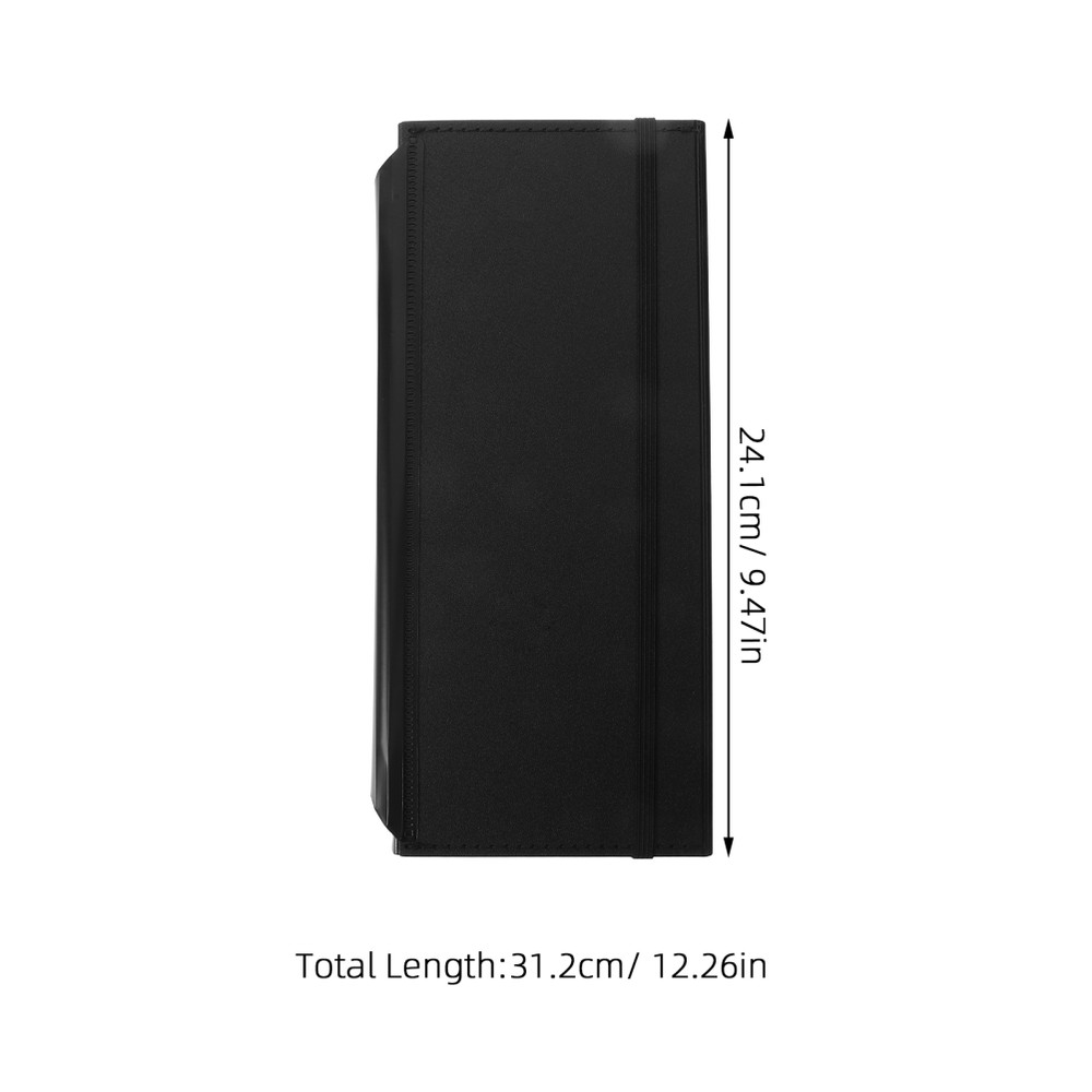 Nursing Binder Foldable Bedside Notes Clipboard Black Folding Clipboards