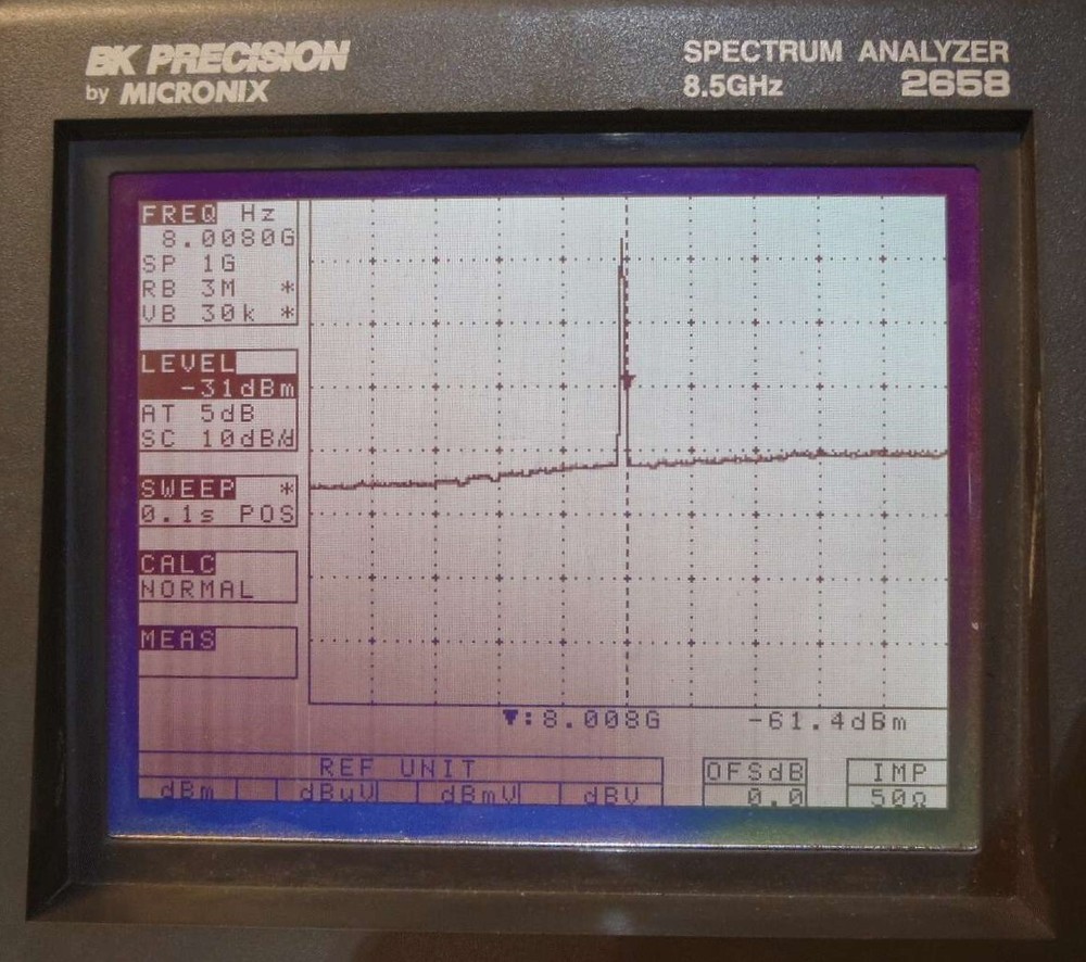 BK Precision 2658 Handheld 8.5 GHz Spectrum Analyzer