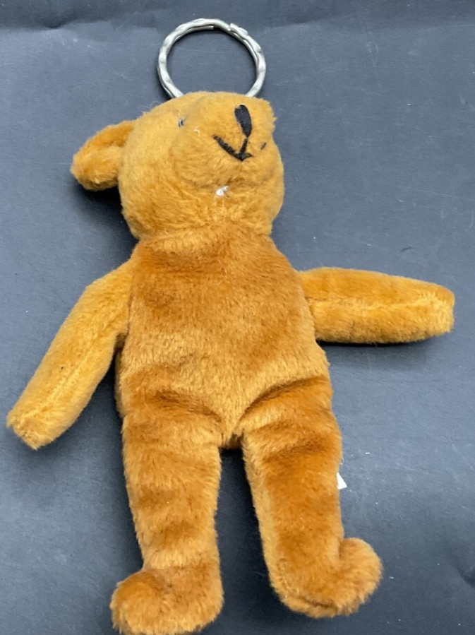 Plush Brown Bear Keychain