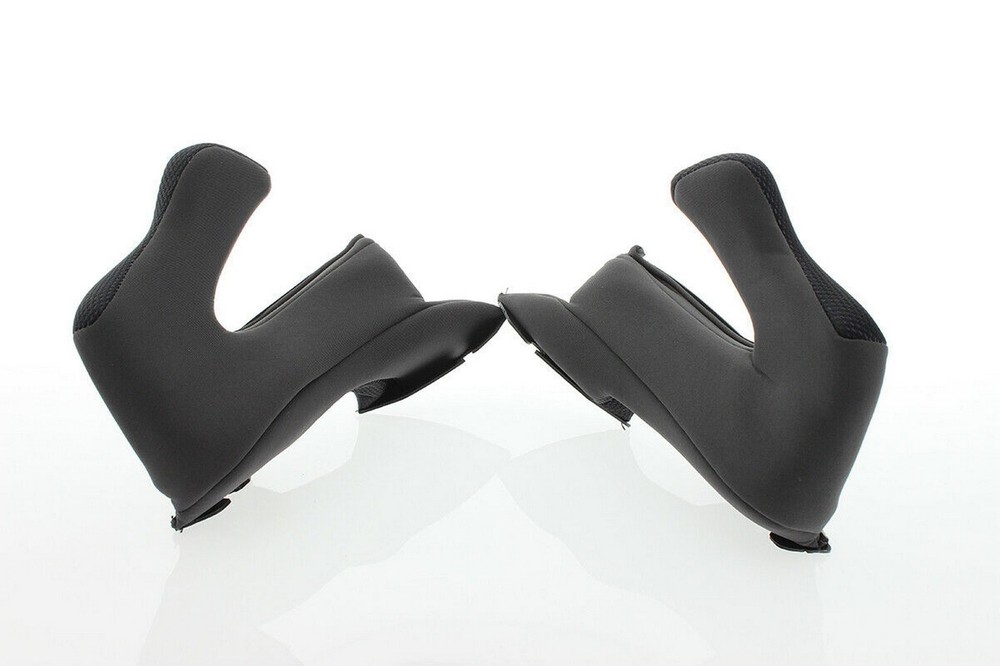 Suomy Alpha Helmet Replacement Cheek Pads Black