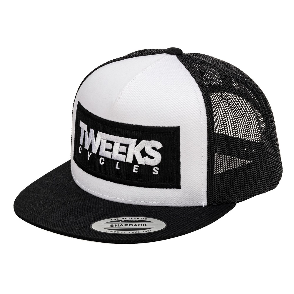 Tweeks Cycles Trucker Cap / Hat (Black / White) - One Size