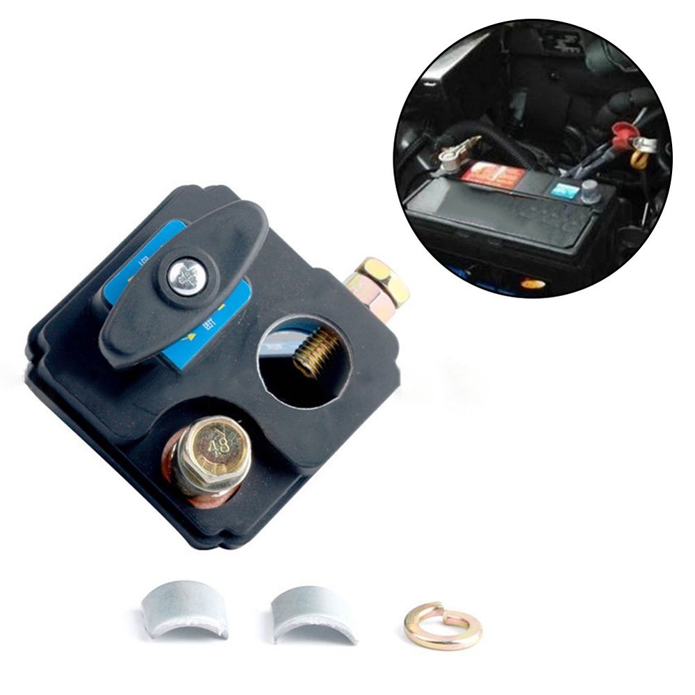 Compact Battery Disconnect Switch 12V 24V Suitable for Multiple Vehicles