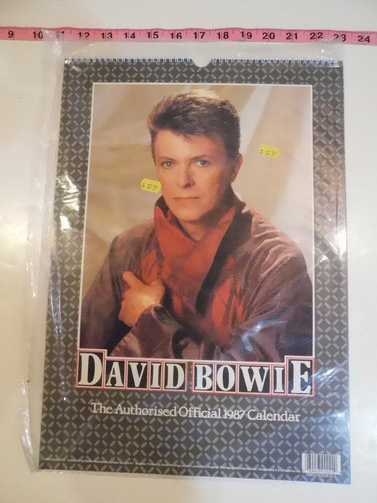 David Bowie 1987 Calendar     S5