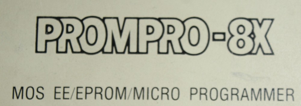Logical Devices Inc PROMPRO-8X MOS EE/EPROM/MICRO Programmer - Programmer Unit